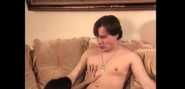 Busty brunette gets her pussy hair shaved before fucking stud